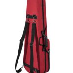 Vioolkoffer (bordeaux rood) maat 1/2 - Afbeelding 2